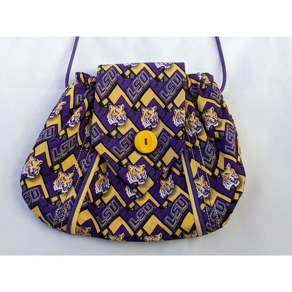 Necktie Purses by Carolyn -LSU Tigers purse - Picture 2 of 6